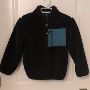 H&M Kids Fleece Jacket - Black and Teal